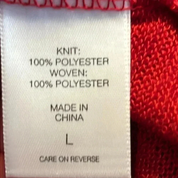 WOMENS SOHO SIZE Large‎ RED BLOUSE. - Picture 6 of 7